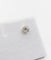 Puce d'oreille SEULE vintage or blanc et diamant de 0.38 carat 58 Facettes A06242