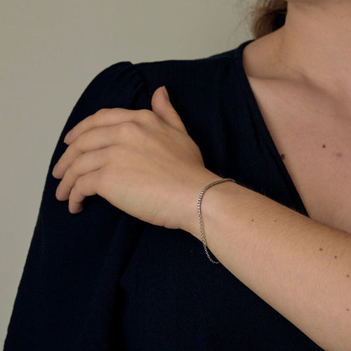 Bracelet Bracelet en Or blanc 18k 58 Facettes SAD0489