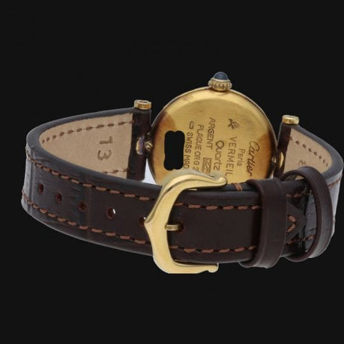 Montre Cartier Montre Must De Cartier Vermeil 58 Facettes MT44877