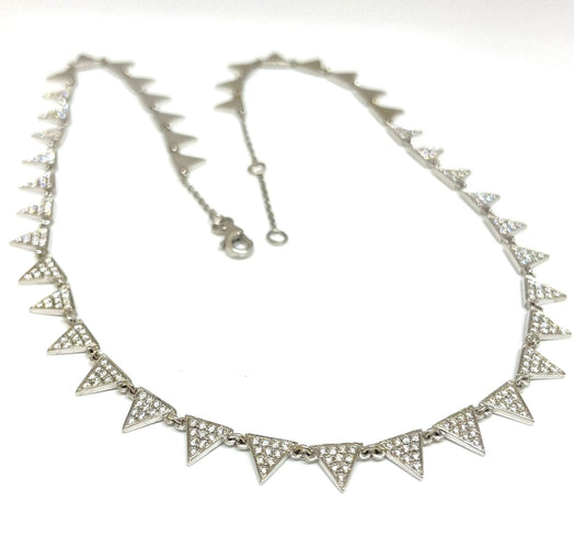 Collier Collier hippie chic en or blanc 18 carats et 2,70 carats de diamants 58 Facettes