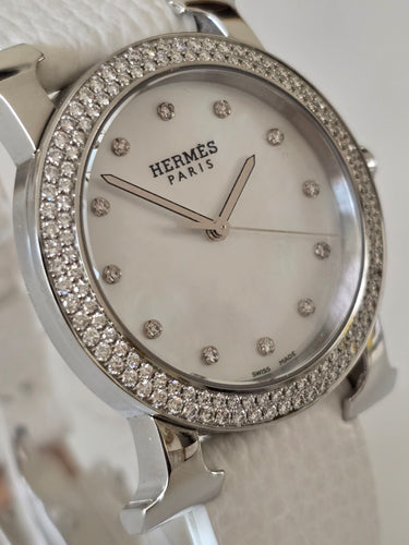 Montre HERMES - Montre Heure H ronde 58 Facettes