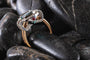 Bague 59 Portrait of an Idea ring – Unique Creation by Gianpiero Casolani 58 Facettes GCR001
