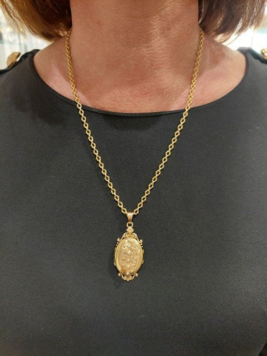 Pendentif Pendentif porte-photo Napoléon II or jaune 58 Facettes 083701