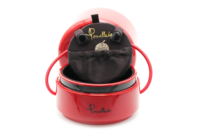 Pendentif Pomellato - Pendentif contemporain en or rose 18k serti de diamants cognac 58 Facettes DEP-BLAN