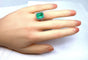 Bague 51 Bague émeraude 5,32 carats et diamants 58 Facettes AB303