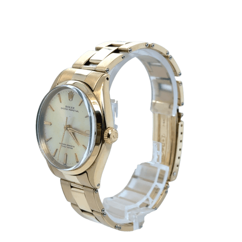 Montre ROLEX - Oyster Perpetual Vintage - Or jaune 58 Facettes 1.0002999/1