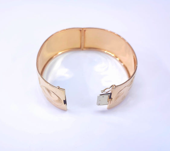 Bracelet Bracelet jonc manchette or jaune 58 Facettes BRAC.jc.mch.1916