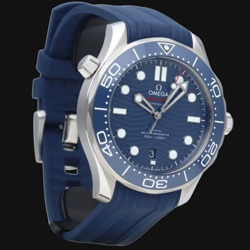 Montre Montre Omega Seamaster Diver 300M 42 mm en céramique bleue 58 Facettes MT41347