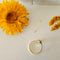 Bague 56 Bague marguerite or jaune émeraude diamants 58 Facettes MG10