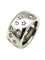 Bague 55 POMELLATO. Collection "Iconica", bague or blanc et diamants 58 Facettes