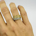 Ring 52 2 Gold Ring with Diamonds 58 Facettes 20400000813