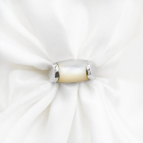 Bague 54 Bague Bulgari Tronchetto en or blanc 58 Facettes 14556