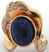 53 Piaget Ring - Asymmetrical Ring Yellow Gold, Lapis lazuli, Diamonds 58 Facettes BA131