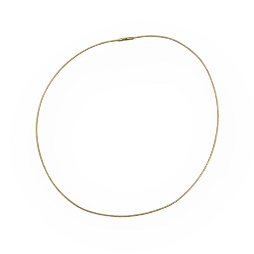 Collier Collier câble or jaune 40 cm 58 Facettes 149062580