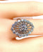 Bague 51 Bague or blanc diamants 58 Facettes AB429