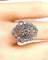 Bague 51 Bague or blanc diamants 58 Facettes AB429