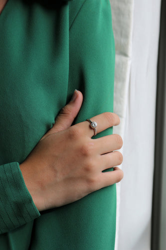 Bague 52 Bague solitaire certificat du LFG 58 Facettes 412