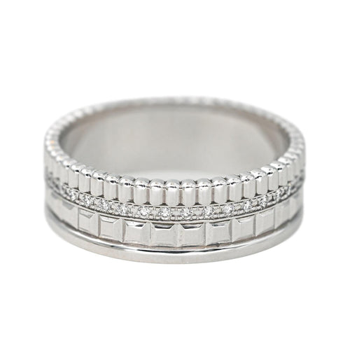 Boucheron Bague Quatre Or blanc Diamant