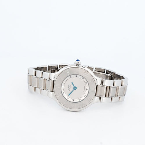 Montre CARTIER - Montre Must 21 - Silver dial - SM 58 Facettes