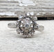 Ring 52 Daisy ring White gold Diamonds 58 Facettes 995