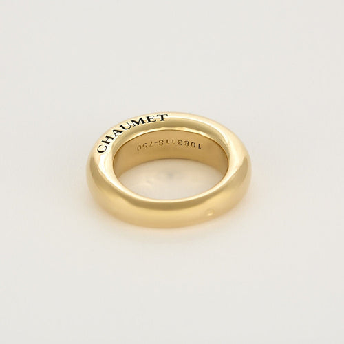 Bague 57 CHAUMET - Bidendum - Bague jonc en or jaune 58 Facettes SAD0506