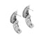 Boucles d'oreilles Boucles d'oreilles diamants blancs et bruns 58 Facettes 13036