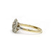 Bague 56 Bague or blanc et jaune diamants 58 Facettes 240036SP