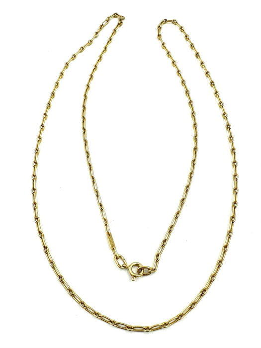 Collier CARTIER. Chaine or jaune 18K par Gay frères (64cm) 58 Facettes