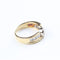 Anillo en oro amarillo 18K con diamantes talla brillante y princesa 58 Facettes 129555D