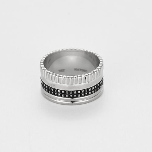 Bague 62 BOUCHERON. Quatre, Black Edition, Large. 58 Facettes DIN0275