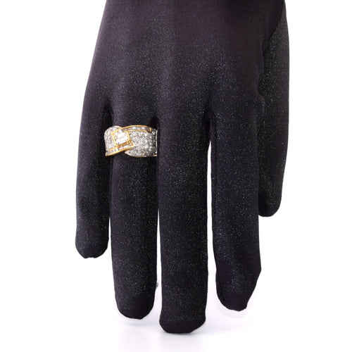 Bague 55 DAMIANI - Bague en or avec diamants 58 Facettes