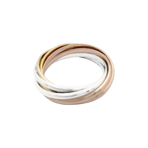 Bague 50 Bague CARTIER, « Trinity 7 anneaux », 3 ors. 58 Facettes 35292
