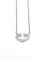 Collier CARTIER - C Collection Collier cœur en or blanc 58 Facettes