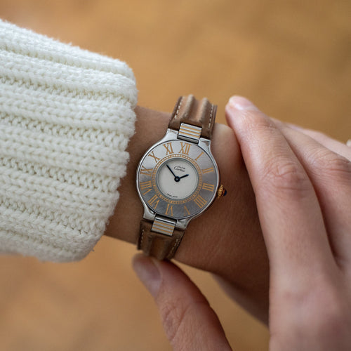 Montre CARTIER - Montre Must 21 - Cadran ivoire - SM 58 Facettes