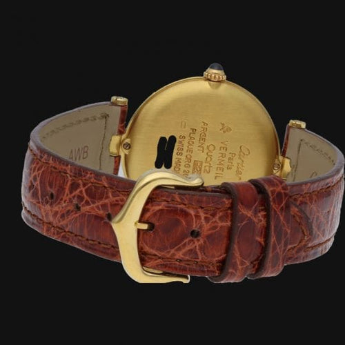 Montre Cartier Montre Must De Cartier Vermeil 58 Facettes MT44362