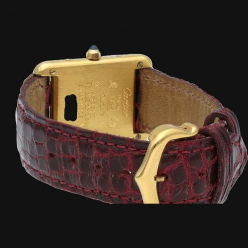Montre Cartier Montre Tank Vermeil 58 Facettes MT43309