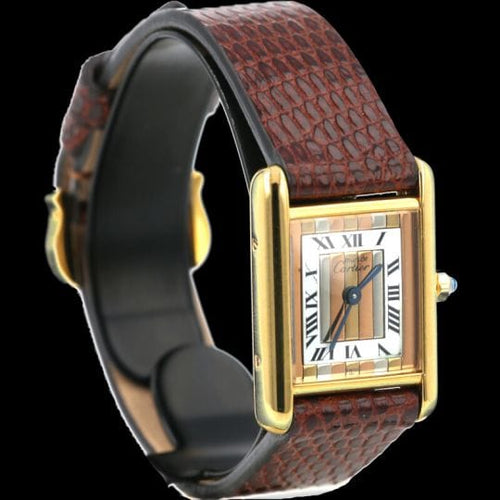 Montre Cartier Montre Tank Vermeil 58 Facettes MT43125