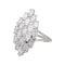 Bague 49 Bague Marquise Or blanc, Platine Diamant 58 Facettes 4712455CN