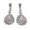 Boucles d'oreilles Boucles d'oreilles or blanc & diamants 58 Facettes