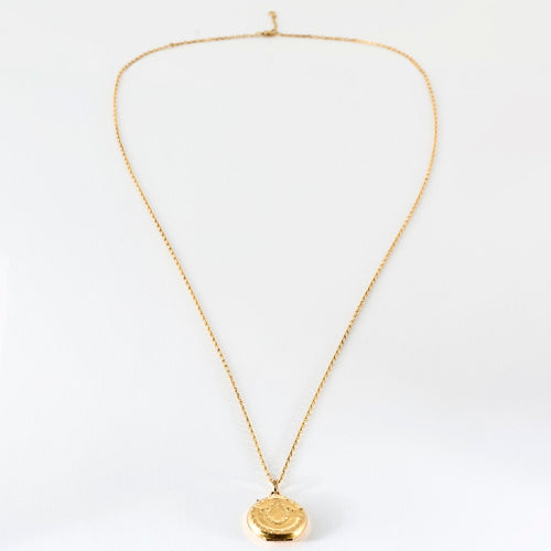 Collier Pendentif souvenir et chaine en or jaune 58 Facettes MEA43009