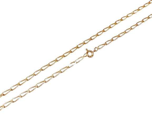 Collier Chaine maille cheval 50 cm or jaune 58 Facettes CH.CHEVAL.1925