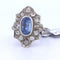 Bague 59 Bague ancienne saphir et diamant 58 Facettes