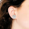 Boucles d'oreilles Messika - Boucles d’oreilles rondes pavées en or blanc et diamants 58 Facettes