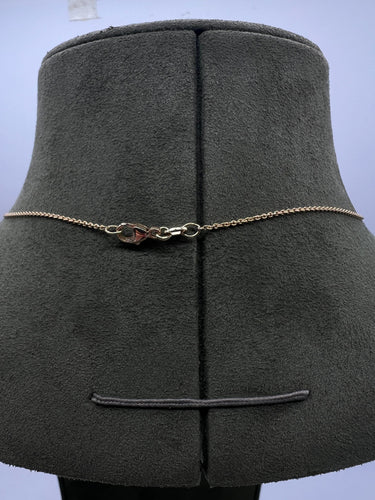 Collier Collier en or jaune 18 carats avec citrine mandarine et diamant 58 Facettes