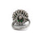 Bague 51 Bague - Or, diamants et émeraudes 58 Facettes 1179