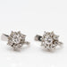 Boucles d'oreilles Boucles d'oreilles rosace en or 18 carats avec diamants 58 Facettes E364391