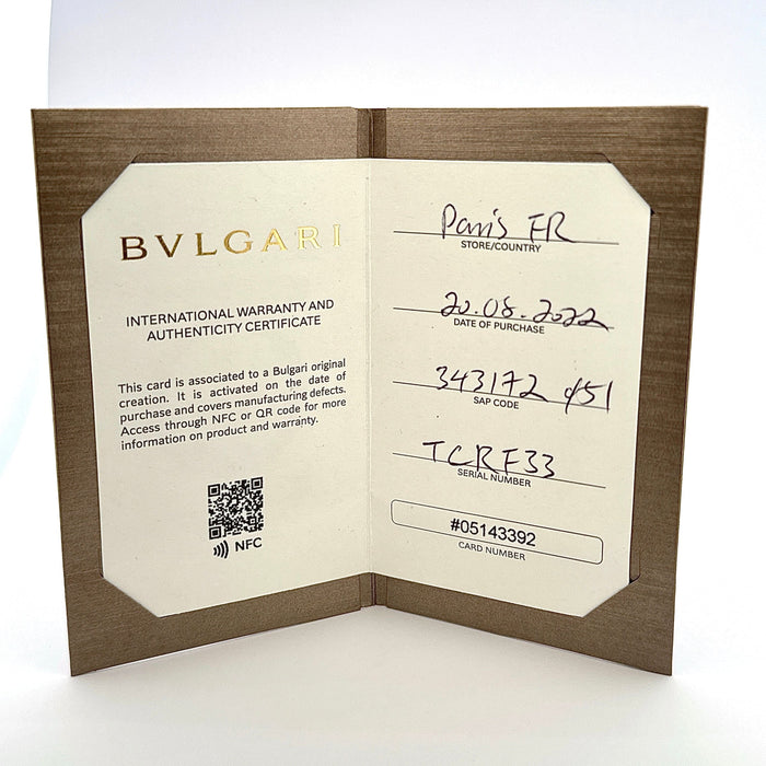 Bague 51 Bulgari - Bague "Bvlgari Classic" or blanc 18 carats et diamant 58 Facettes