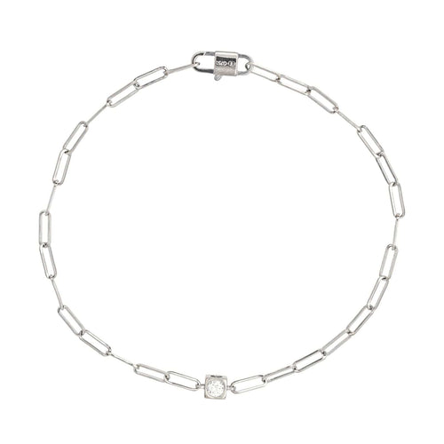 Bracelet Dinh Van  Bracelet    Le cube  Or blanc Diamant 58 Facettes 4410626CN