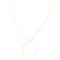 Collier Ginette NY Collier Circle on Chaine Or rose 58 Facettes 2322871CN