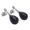 Boucles d'oreilles Boucles d'oreilles en corail noir et diamants, en or blanc 18 carats 58 Facettes PE326